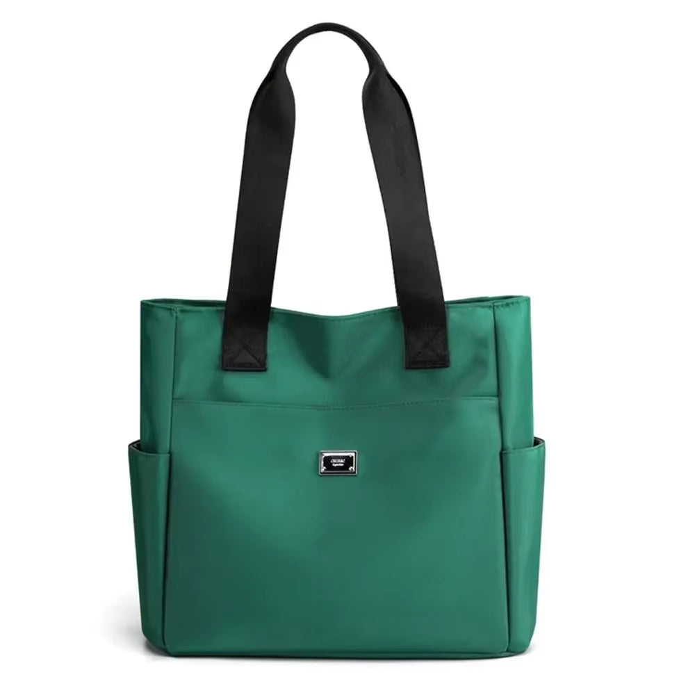 Large Capacity Handbag Shoulder Bag Lightweight Waterproof Nylon Shoulder Bag Tote Bags for Work School