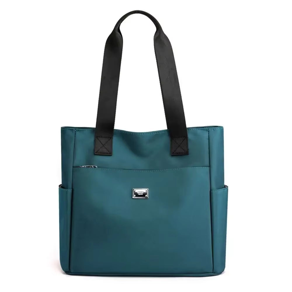 Large Capacity Handbag Shoulder Bag Lightweight Waterproof Nylon Shoulder Bag Tote Bags for Work School